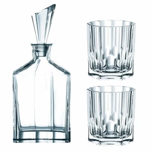 Nachtmann Aspen Whiskyset 3tlg. Karaffe Dekanter Whiskykaraffe Whiskyglas Set - Bild 1 von 5