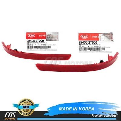 GENUINE REAR Bumper Reflector LEFT & RIGHT for 11-13 Kia Optima 924052T000⭐⭐⭐⭐⭐ Foto 1 de 4