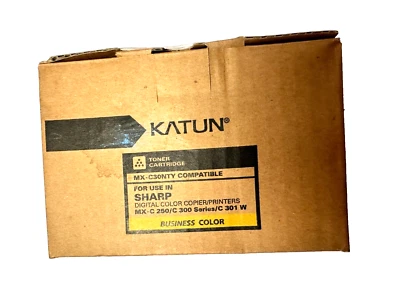 Katun compatible MX-C30NT-Y Yellow Toner Cartridge A3MXC3NTY1 - Image 1 of 3