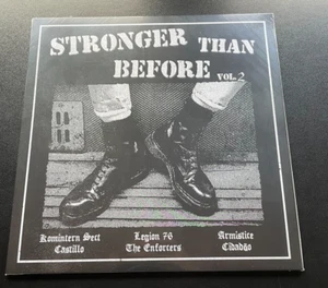Stronger Than Before Vol.2 komintern sect legion 76 castillo Lp punk oi! vinyl - Imagen 1 de 2