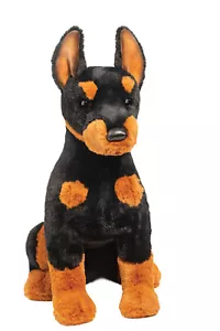 Maverick 18" DLUX Doberman Pinscher Douglas Plush Stuffed Animal Dog Puppy Doll - Picture 1 of 9