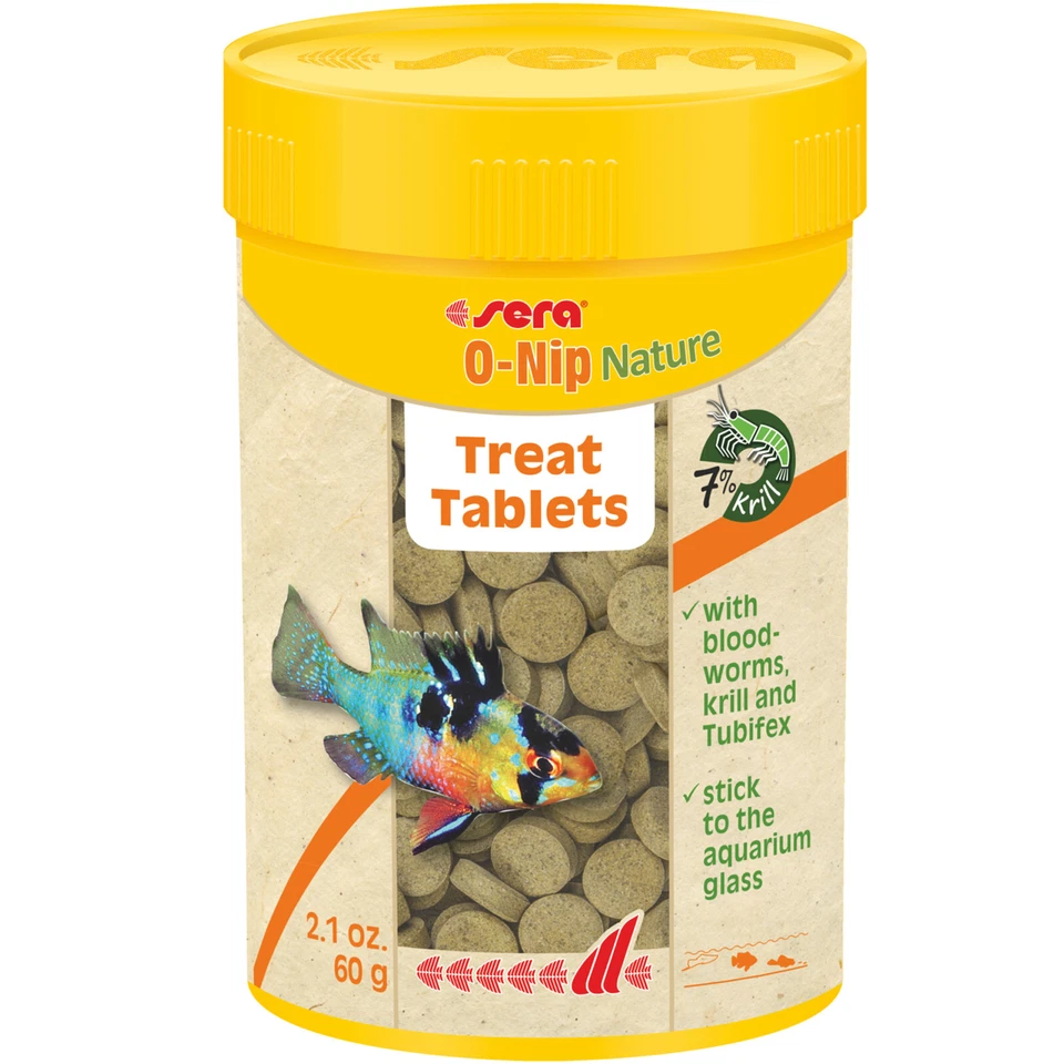 Fish Food sera O 60 Grams 100 Tablets USA