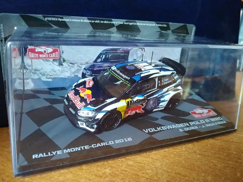 Modellino Scala 1:43 Volkswagen Polo WRC Rallye Montecarlo 2016  # - Immagine 1 di 1