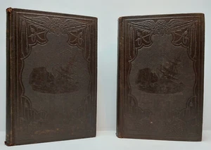 Arctic Explorations Elisha Kent Kane 1st Ed 1856 2 Vols Sir John Franklin VG++ - Picture 1 of 23
