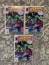 3 COPIES OF 2099 UNLIMITED #1 (1993) NEWSSTAND KEY! 1ST APPEARANCE OF HULK 2099