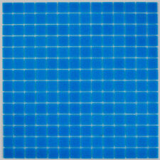 Mosaïque carreau verre bleu foncé sol mur mirroir tuiles 200-A15-N_f |10 plaques