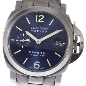 PANERAI Luminor Marina PAM00283 Date blue Dial Automatic Men's Watch_794055