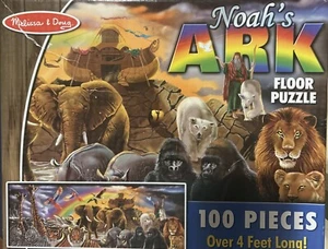 Noah's Ark 100 Piece Floor Puzzle By Melissa & Doug - Over 4 FEET LONG! - Picture 1 of 7