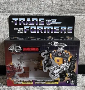 Hasbro G0243 Transformers Retro: 40th Anniversary G1 Bombshell & Ramhorn Figures - Picture 1 of 2