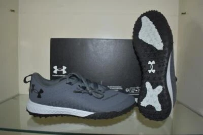 Botines de fútbol Under Armour para adultos Shadow Turf gris/negro 3027237 101 nuevos en caja Foto 1 de 3