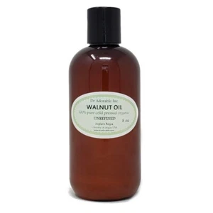 PURE RAW VIRGIN WALNUT OIL ORGANIC UNREFINED COLD PRESSED 2oz up to 7lb FREE S&H - Picture 1 of 14