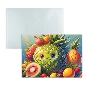 11" x 7.9" 25pcs Sublimation Tempered Glass Cutting Board Blank Rough Coating - Picture 1 of 6