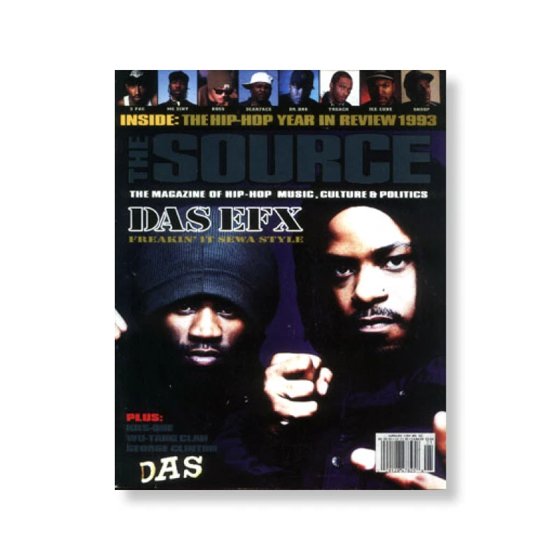 The Source Magazine - DAS EFX - January 1994 #52 - Image 1 of 1