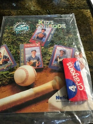 Florida Marlins Kids 1993 Magazine Volume 1 Nations Bank Crayons Mint Sealed New - Image 1 of 2