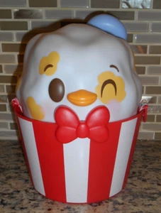 DISNEY FIGUR DONALD DUCK POPCORN EIMER SCHULTERGURT TRAGETASCHE GESCHENK VERKAUF - Bild 1 von 9