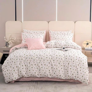 Bettbezug Queen Floral 100% Gebürstet Mikrofaser Blumen Bettwäsche Set 3 Teile Pin - Bild 1 von 7