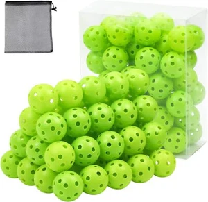 50 Pack Plastic Golf Balls Practice Limited Flight Golf Training Ball Hollow - Picture 1 of 2
