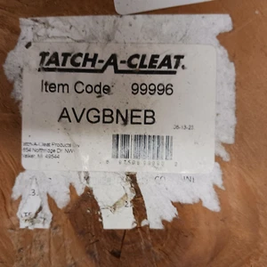 Flexco #100849790 AVGBNEB #99996 5/16" Tatch-A-Cleat Bondable Belt Fastener-100' - Picture 1 of 3