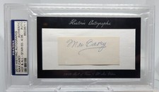 2010 Historic Autographs HOF & All Star Edition MAX CAREY PSA/DNA  Authentic