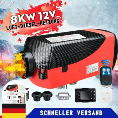 8KW 12V Diesel Auto Heizung Standheizung Luftheizung Air Heater LCD PKW LKW BES - Bild 1 von 4