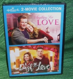 NEW HALLMARK CHANNEL ANYTHING FOR LOVE & A DASH OF LOVE DOUBLE 2 MOVIE DVD - Picture 1 of 2