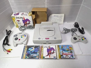 Sega Saturn Weiß Konsole 3D Multi Controller Power Memory Nights Japan - Bild 1 von 24