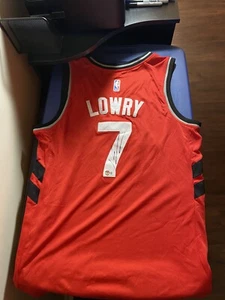 KYLE LOWRY Signed Autographed Toronto Raptors Jersey Beckett Coa rare hot invest - Picture 1 of 4