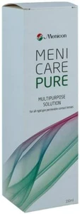 Menicare Pure 250 ML, Solution pour Tous Les Lentilles A Contact Gaz Perméable - Imagen 1 de 2