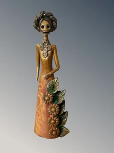 Fine Art Handmade Catrina De Terracota * C 7 * 10" - Bild 1 von 5