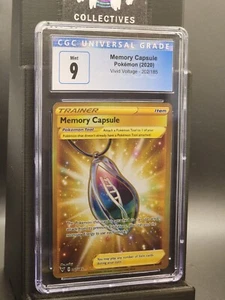 MEMORY CAPSULE Gold Secret Rare #8 Pokemon TCG 2020 Vivid Voltage CGC 9 - Picture 1 of 2