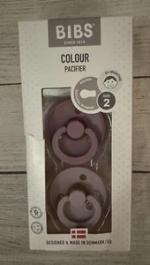 NUEVO BABEROS Color Chupete Paquete de 2 Púrpura Lila Talla 2 6+ Meses Nuevo en Paquete Tub11 - Imagen 1 de 2