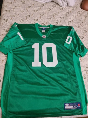 Reebok Philadelphia Eagles Authentic Jersey Jackson Kelly Green 1960 52 2x rare Cover