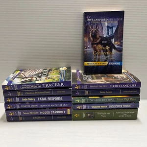 Love Inspired Inspirational Romantic Suspense Lot 12 Christian Paperback Novels - Picture 1 of 17