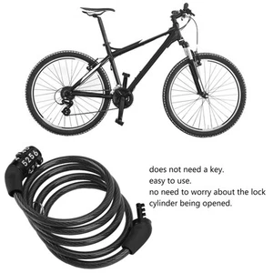 Câble De Verrouillage De Vélo à Combinaison Confidentiel Andiable 4 Chiffre - Bild 1 von 12