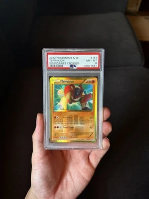 Pokémon Terrakion 151/149 PSA 8 - Image 1 of 2
