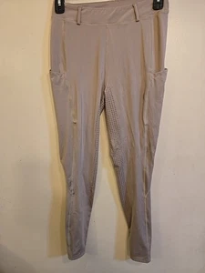 TURNHIER Reithose khaki Poly Stretch Legging. Damen L - Bild 1 von 8