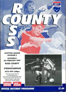 Ross County v Stenhousemuir 06/02/99 Division 3 - Picture 1 of 1