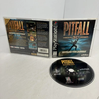 Pitfall 3D: Beyond the Jungle (Sony PlayStation 1, 1998) CIB - Image 1 of 4