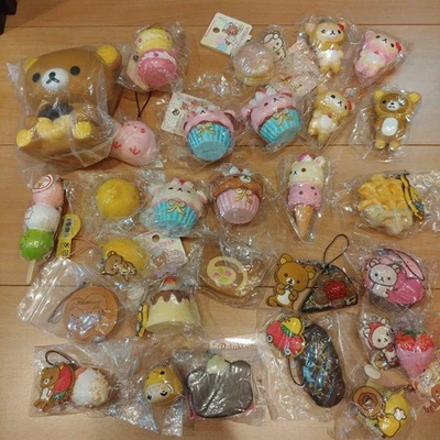 Rilakkuma Squishy Set 28 pezzi - Immagine 1 di 4