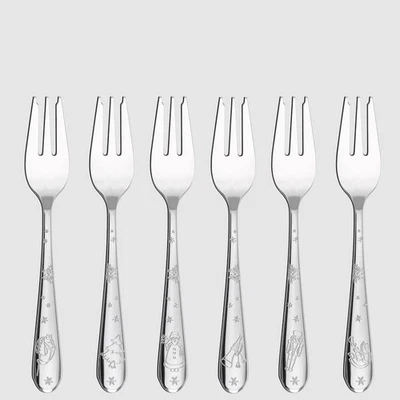 Forchettine Toy's Delight set 6 pezzi in acciaio. Villeroy & Boch Natale. - Immagine 1 di 2
