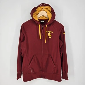 Nike USC Trojans Full Zip Hoodie Kapuzenpullover Damen Medium M Thermafit - Bild 1 von 8