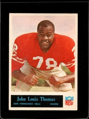 1965 PHILADELPHIA #181 JOHN THOMAS EX RC ROOKIE 49ERS NICELY CENTERED  *X6683 - Image 1 of 2