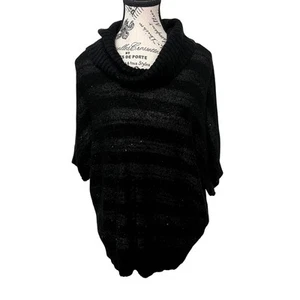 ALYX Mujer Capucha Cuello Poncho Suéter Tejido Brillante Top Grande 1X - Imagen 1 de 7