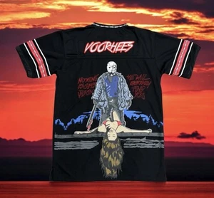 Camiseta de fútbol Jason Voorhees Friday The 13th Camp cristal doble cara talla 3X - Imagen 1 de 13