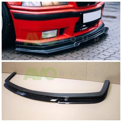 Spoiler labbro paraurti anteriore GT per BMW 3 E36 1990-2000 ABS lucido - Immagine 1 di 4