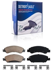 Eje Detroit - Pastillas de freno delanteras 2 piezas para Chevy Silverado GMC Sierra Suburban... - Imagen 1 de 1