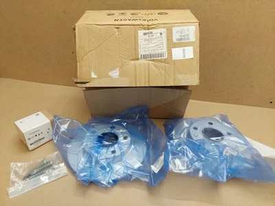 Audi A4 B6 Rear Brake Disc And Pads Kit 8E0698601 2001-2009 Genuine NEW - Image 1 of 4