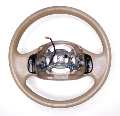 Ford Excursion 99-07 F250 F350 Superduty Brown Tan Vinyl Steering Wheel F-250 - Image 1 of 4