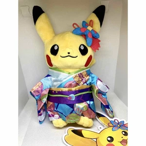 Juego de 2 peluches Pikachu de Pokemon Center Kanazawa Kaga Kimono - Imagen 1 de 4