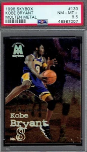 1998 Skybox Molten Metal 133 Kobe Bryant.  PSA 8 .5 NMMT+.  (4698-C).* - Picture 1 of 2